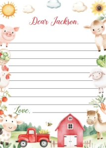 farm animal time capsule card A011: 1884402242