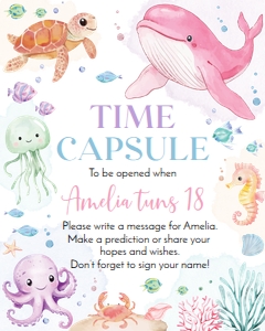 Oneder the sea time capsule O014: 1902795269
