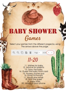 cowboy baby shower games-2 R007: 4456993374