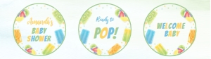 popsicle baby shower cupcake topper P008: 4319341685