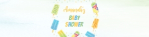 popsicle baby shower water bottle label P008: 4319341685