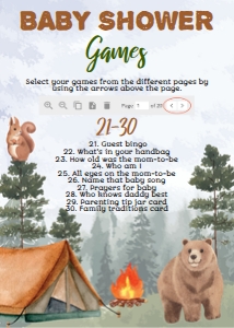 camping baby shower games-3 C006: 4330414168