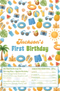 one in the sun birthday chocolate wrapper Aldi S024: 4419945442