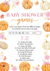 pumpkin baby shower games-2 P018: 4362869318