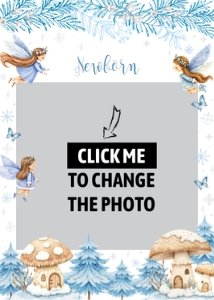 winter fairy birthday photo banner W020: 4374451632