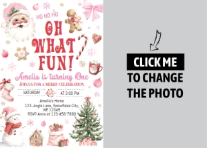 Oh what fun photo invitation HC04: 4400993404
