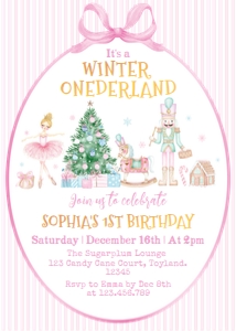nutcracker onederland invitation N004: 4412706838