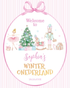 nutcracker onederland welcome sign N004: 4412706838