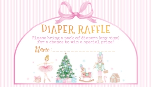 nutcracker onederland diaper raffle N004: 4411317594