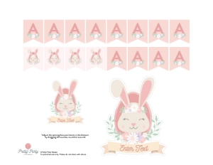 Name Tags - Girl: Easter Basket Name Tags