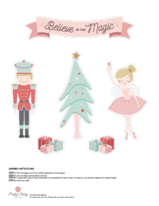 sugar plum fairy cake topper: sugar plum fairy cake topper