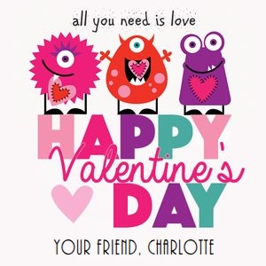 Monster Valentine: All you need is love tag