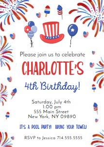 4th of July 2nd Birthday: 4th of July Bday 2nd