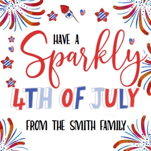 4th of July Tag design preview