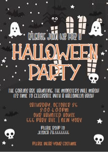 Halloween Party Bash 1: Halloween Party Bash Orange