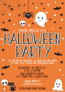 Halloween Party Orange design preview