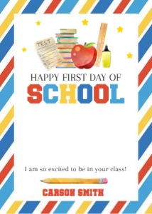 Back to School GC Stripes design preview