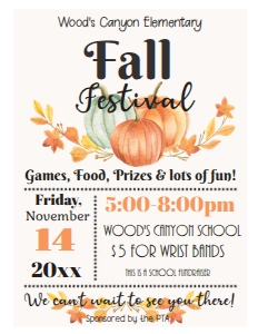Fall Flyer 2 design preview