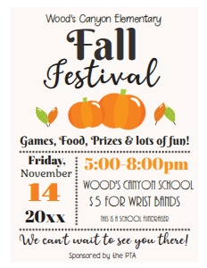 Fall Flyer 3 design preview