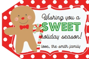 Christmas Tags - Gingerbread Man: Christmas Tags _ Gingerbread Man