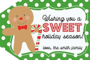 Gingerbread Man Tags _ Green: Gingerbread Man Tags _ Green