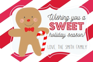 Sweet Holiday Tag design preview