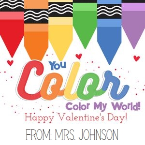 Crayon Valentine Tag2 design preview