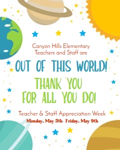 Out of this World Thank You Sign design preview
