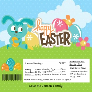 Easter Candy Bar Wrapper3: Easter Candy Bar Wrapper3