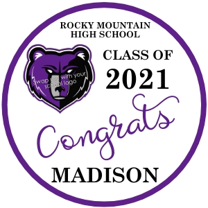 Graduation Logo Tags 2 Round design preview