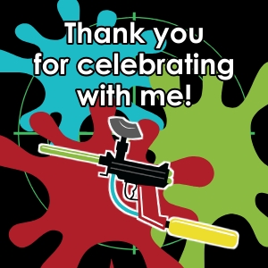Paintball Tags Square 2.5": Paintball Stickers and Tags