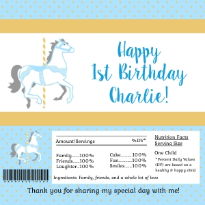 Carousel Candy Wrapper design preview