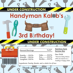 Tools Candy Wrapper design preview