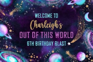Galaxy/Outer Space Backdrop- 48 x 72: Galaxy/Outer Space Backdrop