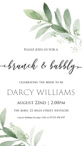 GLG - Brunch & Bubbly Mobile design preview