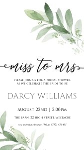 GLG - Miss To Mrs Mobile design preview