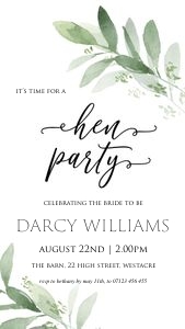 GLG - Hen Party Mobile design preview