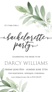 GLG - Bachelorette Party Mobile design preview
