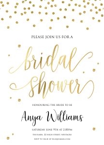 GC1 - Bridal Shower Invite design preview