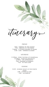 GLG - Itinerary Mobile design preview