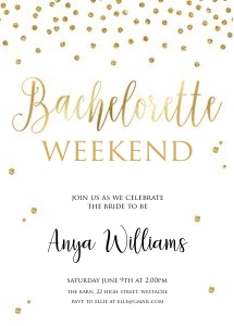 GC1 - Bachelorette Party Invite design preview