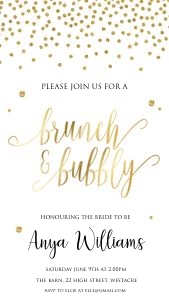 GC1 - Brunch & Bubbly Mobile design preview