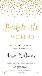 GC1 - Bachelorette Party Mobile design preview