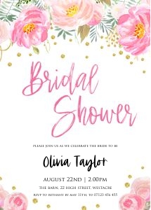 BG1 - Bridal Shower: BG1 - Bridal Shower Invite