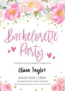 BG1 - Bachelorette Party: BG1 - Bachelorette Party Invite
