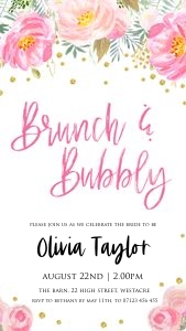 BG1 - Brunch & Bubbly Mobile Invite: BG1 - Brunch & Bubbly Mobile