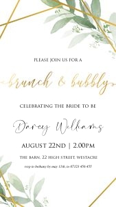 GG1 - Brunch & Bubbly Mobile design preview
