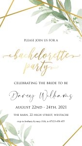 GG1 - Bachelorette Party Mobile design preview
