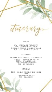 GG1 - Itinerary Mobile design preview