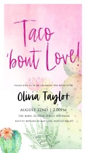 CF1 - Taco Bout Love Mobile design preview